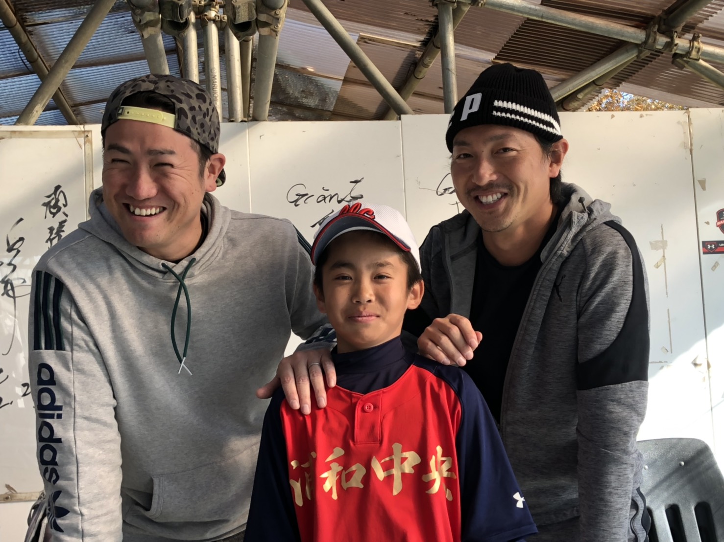 ジャイアンツ長野選手と元ジャイアンツ山口投手が遊びに来てくれました!!_00