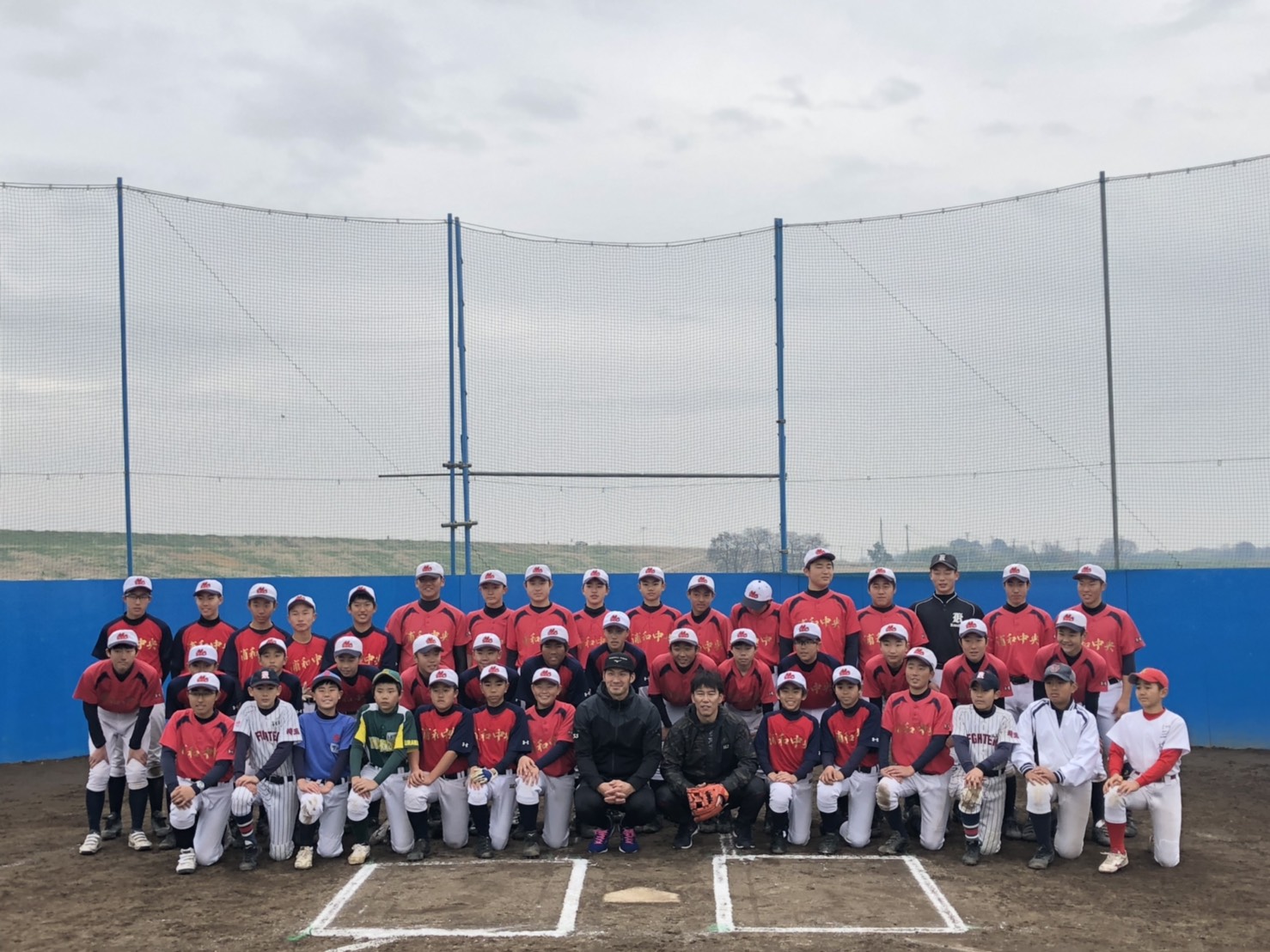 元ジャイアンツの井端弘和コーチと日本ハムファイターズの大田泰示選手が来訪!!_00