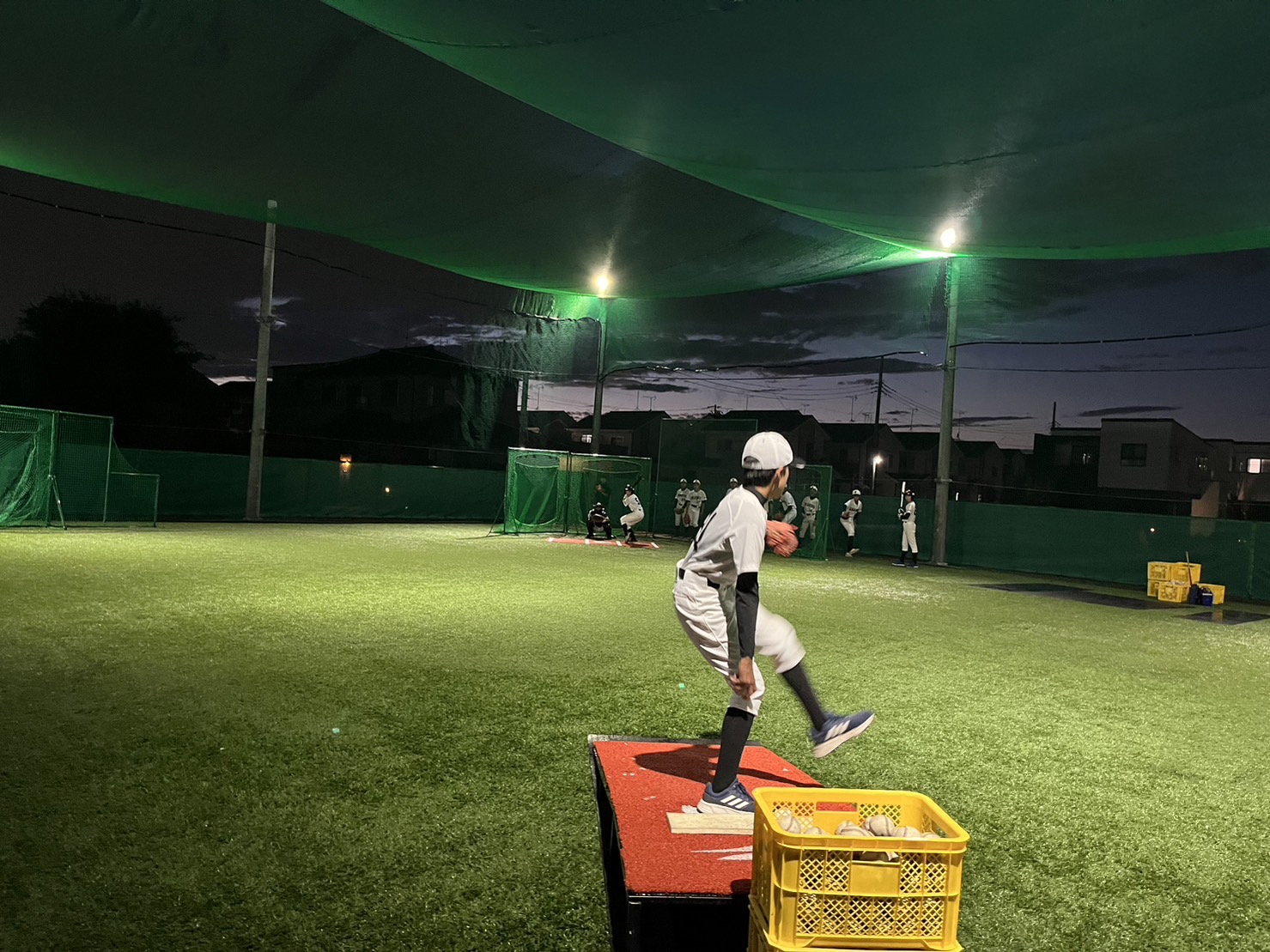 平日練習で使ってる風の子グラウンドにて練習_00