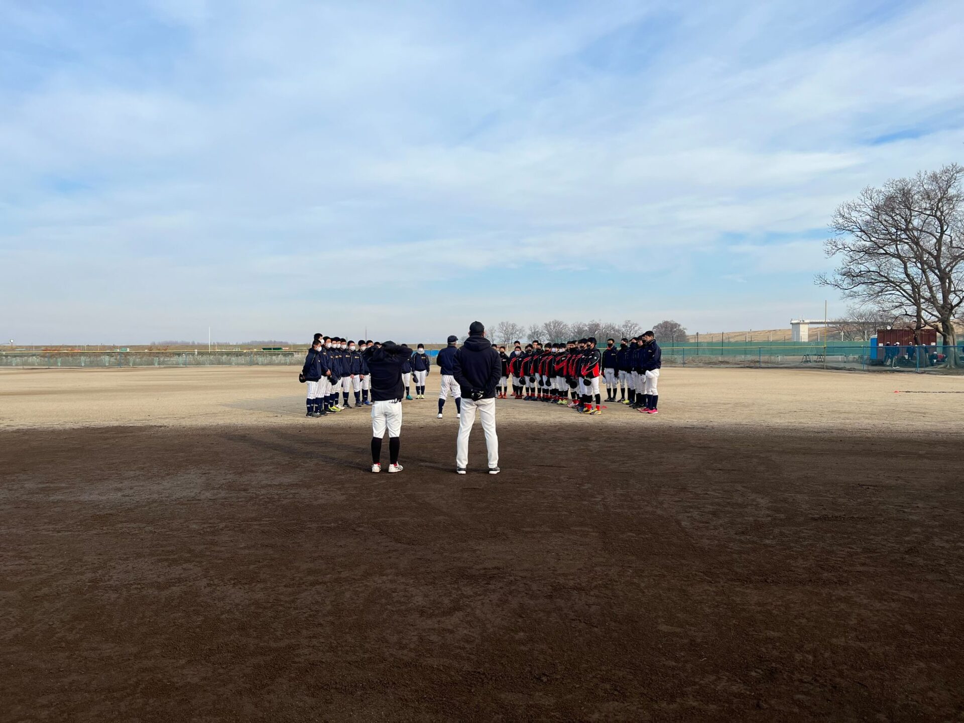 朝一、紅白戦‼️_00