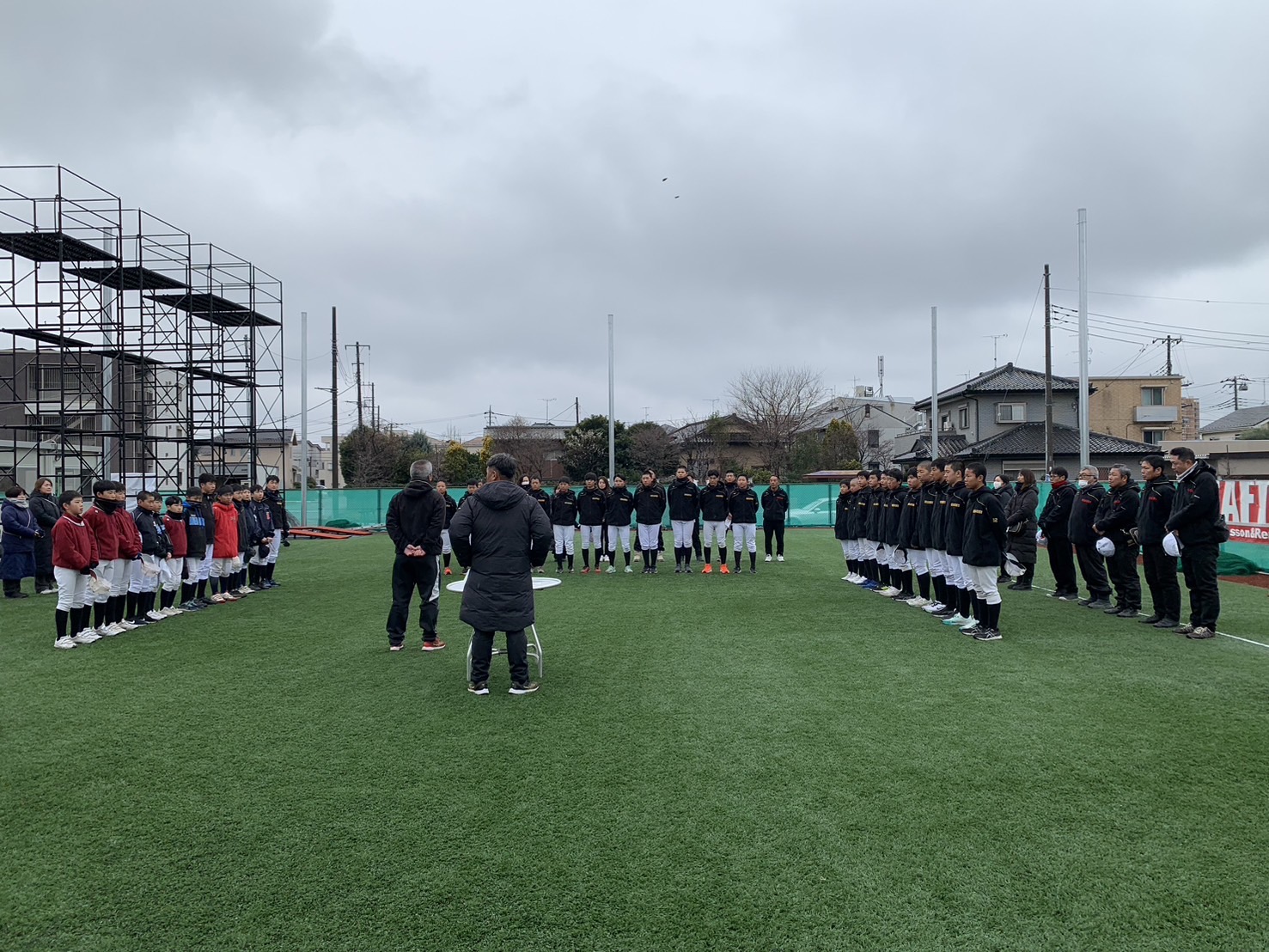 雨天の為室内練習へ_00