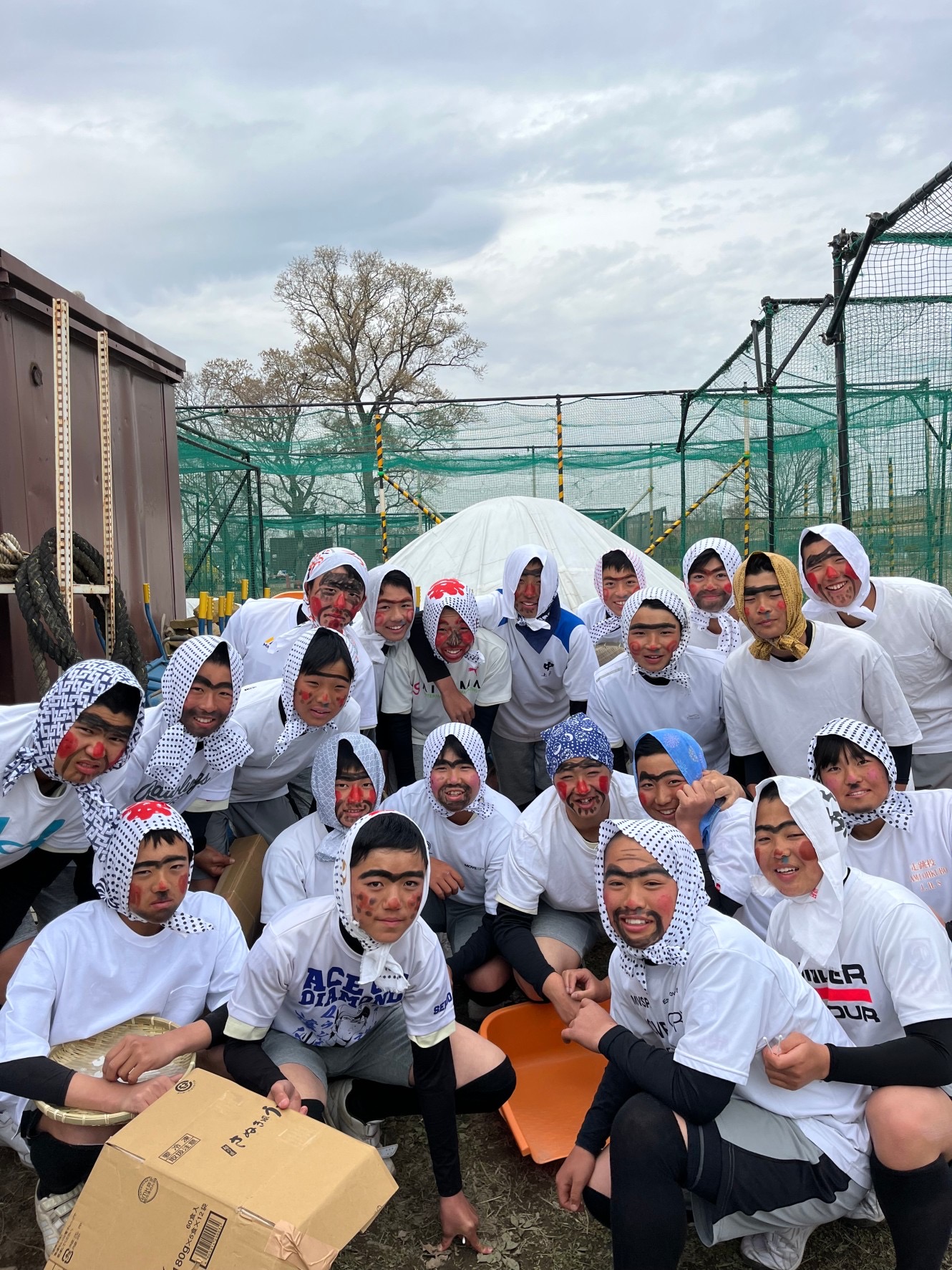 卒団式の在団生出しもの、笑笑_00