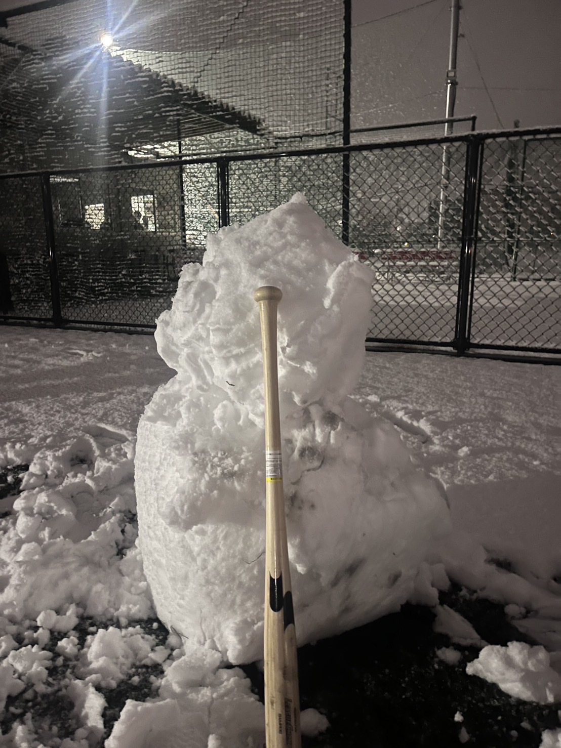 ナイター練習中止です_00